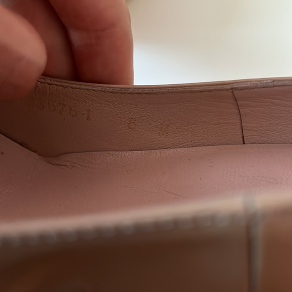 Stuart Weitzman nude vinyl leather platform pumps - Picture 7 of 8